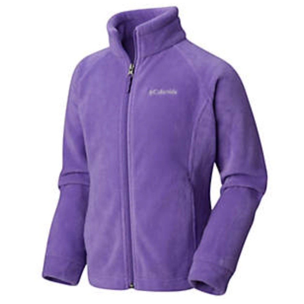 Women’s Purple Columbia Fleece Zip-Up XS